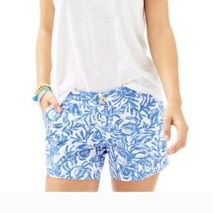 Lilly Pulitzer Callahan Blue and White Print On A Roll Sz.0